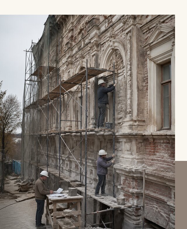 Реставрация объектов культурного наследия под ключ в Миассе