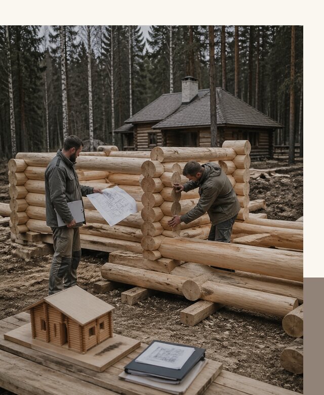 Проектирование и строительство домов из бревна в Миассе